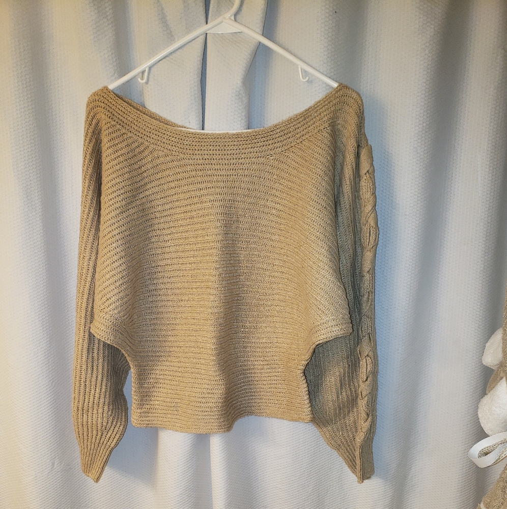 Off the shoulder sweater